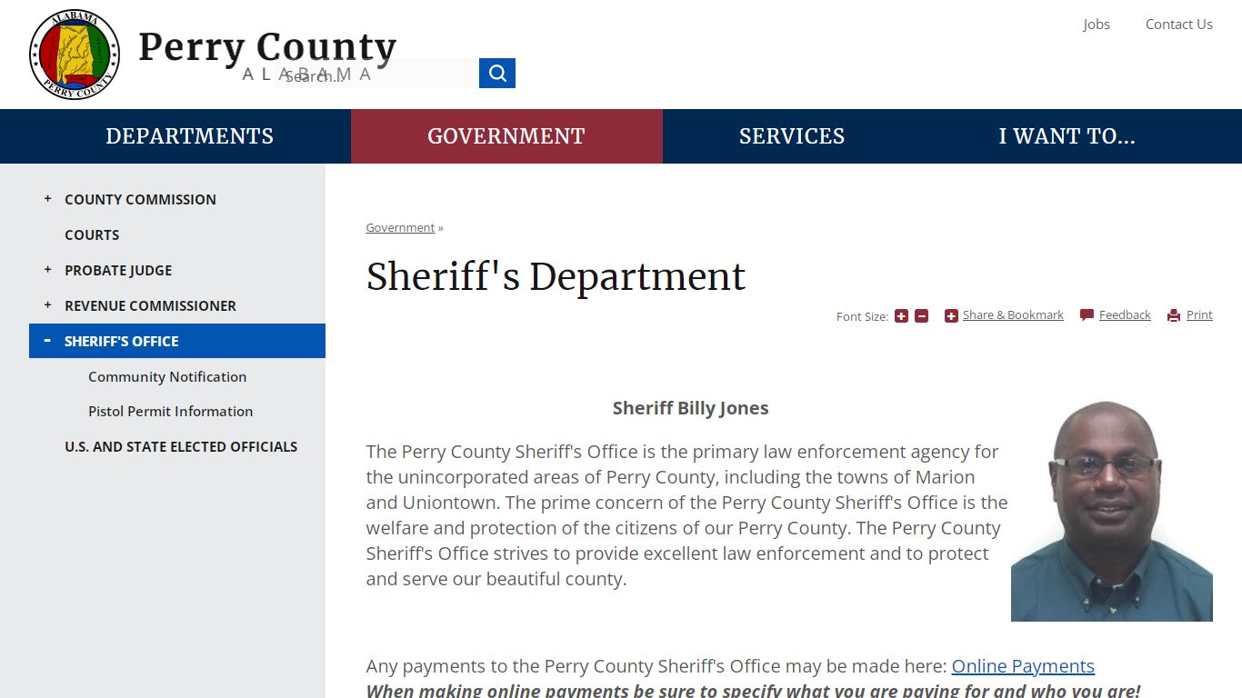 Sheriff's Department | Perry County, AL